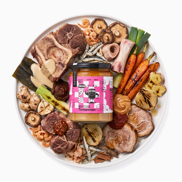 Ramen kolagenowy Warsaw Tantanmen Zupy Mocy - zupa kolagenowa w słoiku 500 ml