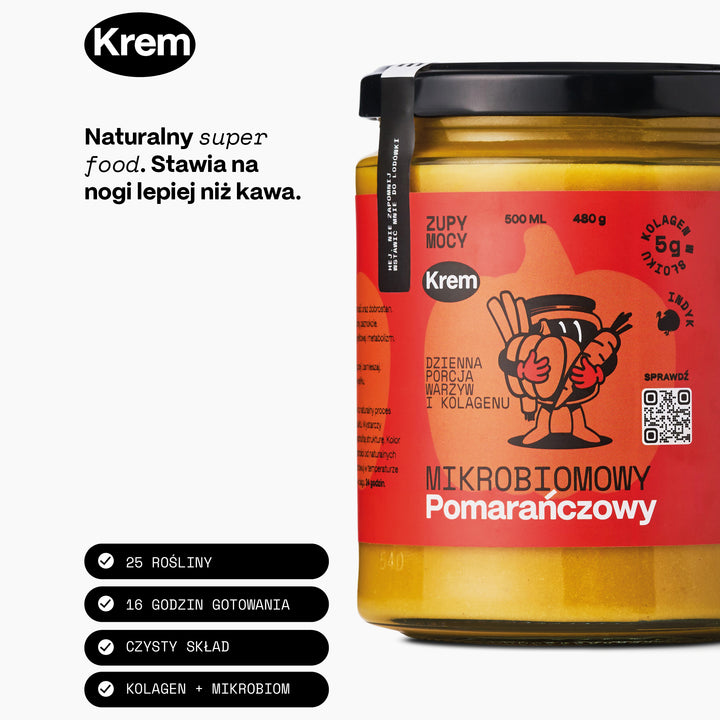 POMARAŃCZOWY KREM MIKROBIOMOWY