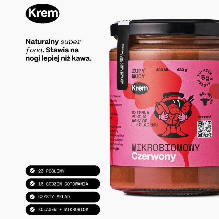 CZERWONY KREM MIKROBIOMOWY