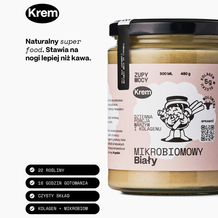BIAŁY KREM MIKROBIOMOWY
