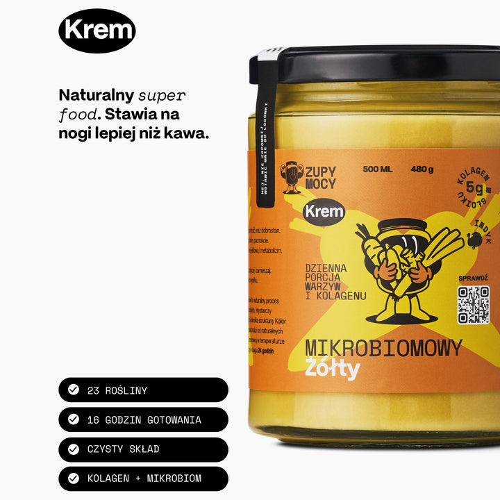 ŻÓŁTY KREM MIKROBIOMOWY