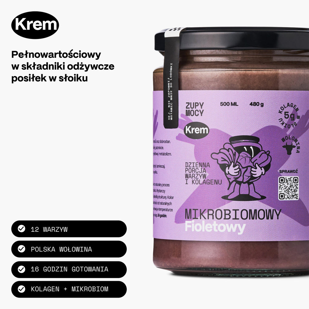FIOLETOWY KREM MIKROBIOMOWY