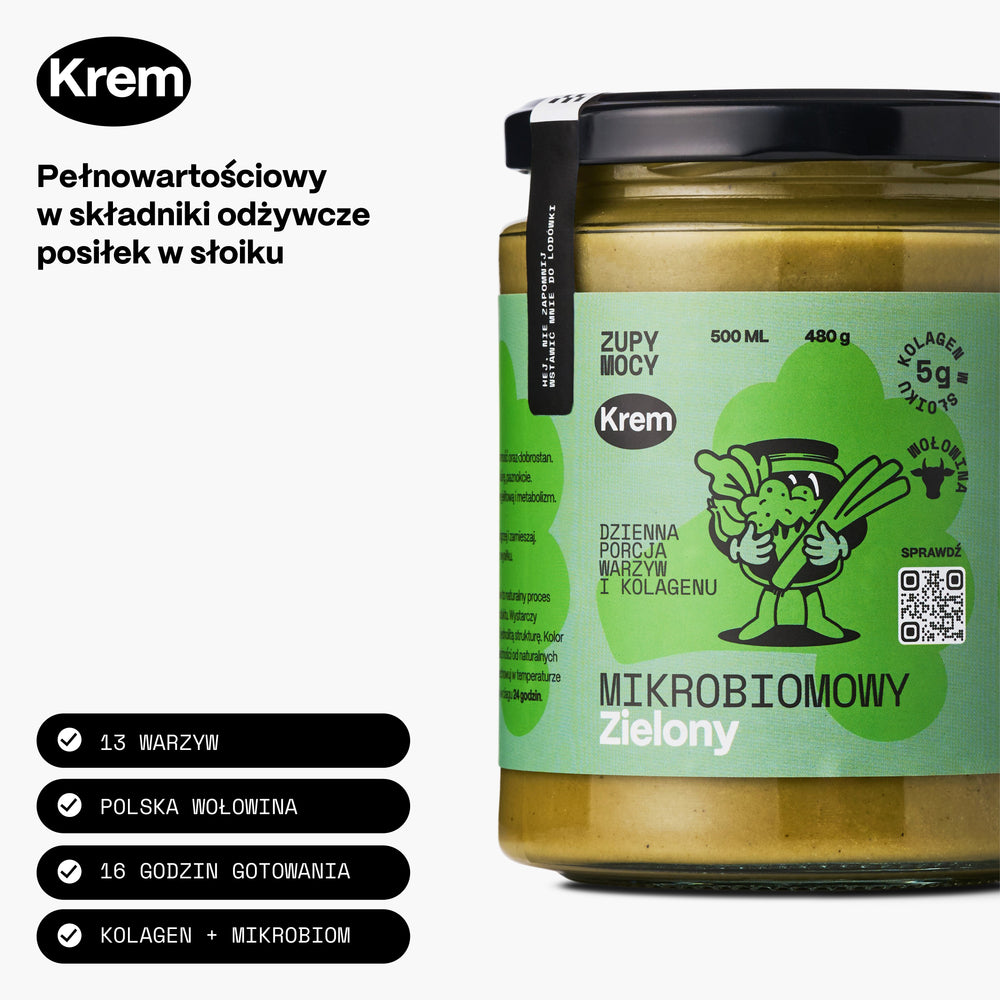 ZIELONY KREM MIKROBIOMOWY