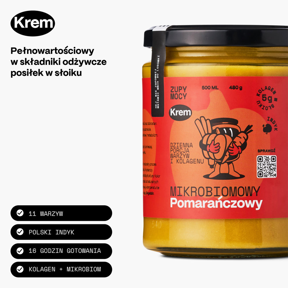POMARAŃCZOWY KREM MIKROBIOMOWY