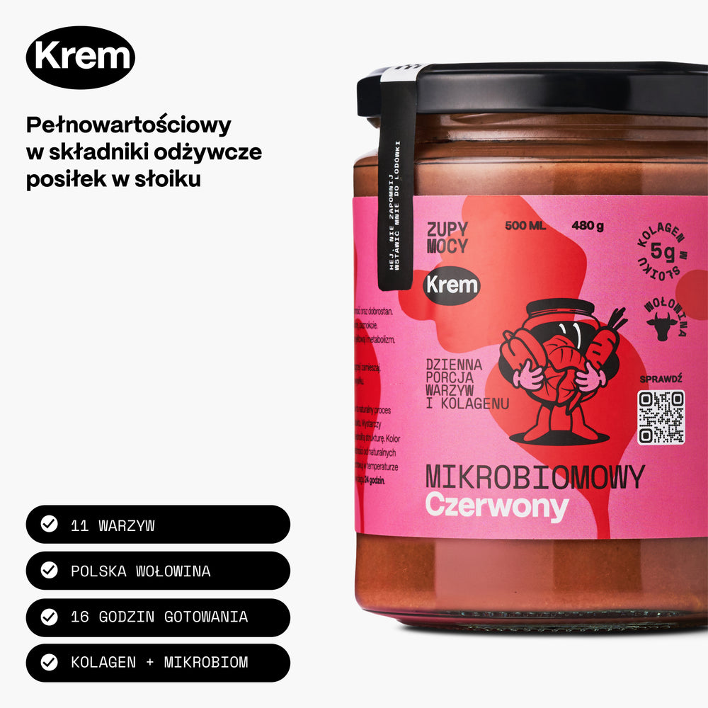 CZERWONY KREM MIKROBIOMOWY