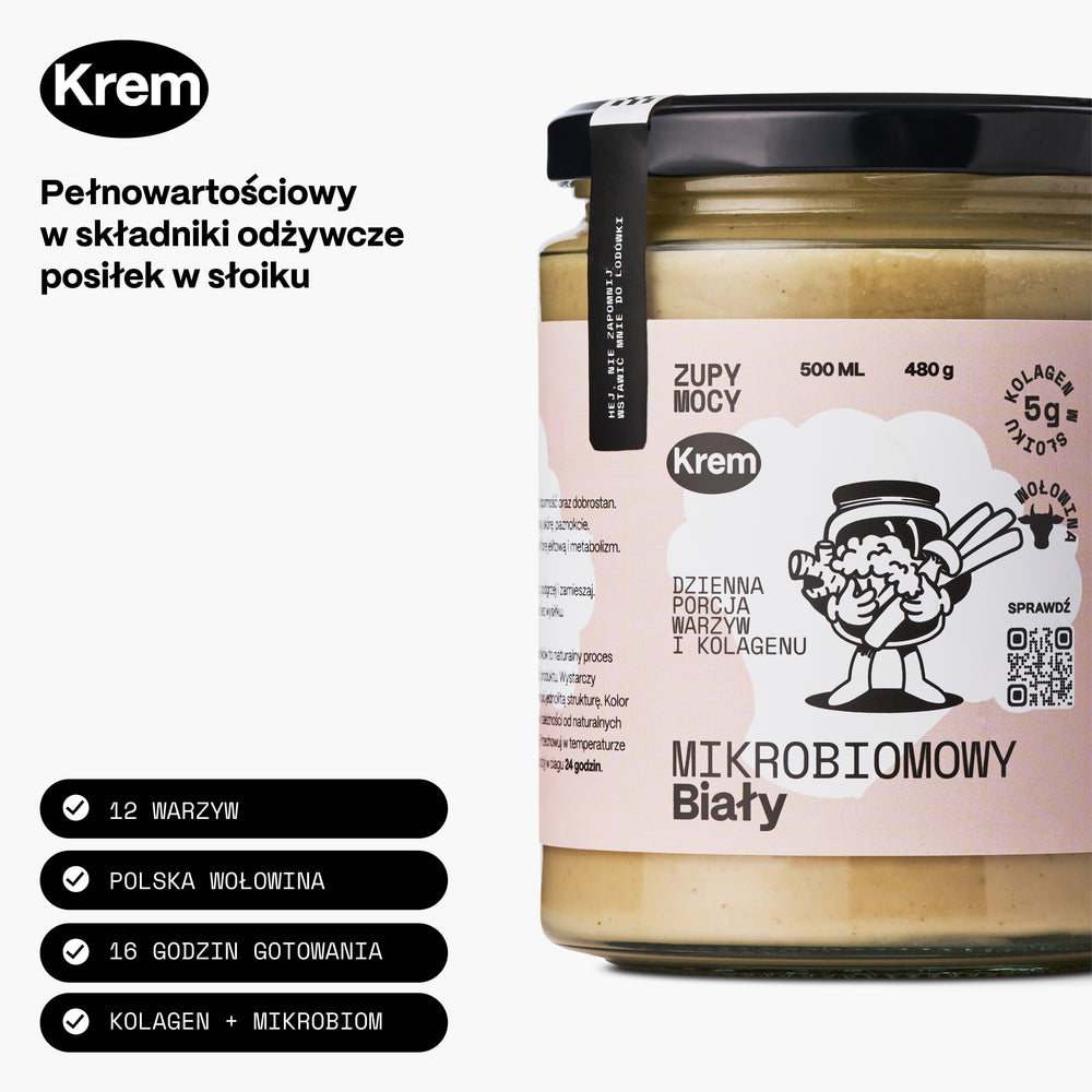 BIAŁY KREM MIKROBIOMOWY