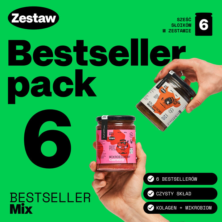 Zestaw 6 bestsellerów Zupy Mocy - zupy kolagenowe w słoikach