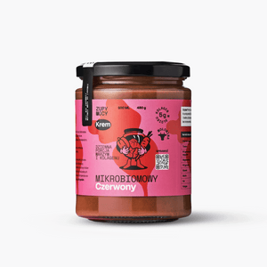 Czerwony krem mikrobiomowy Zupy Mocy - zupa kolagenowa w słoiku 500 ml