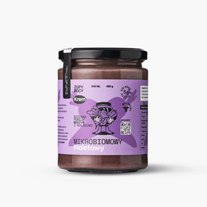 Fioletowy krem mikrobiomowy Zupy Mocy - zupa kolagenowa w słoiku 500 ml