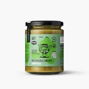 Zielony krem mikrobiomowy Zupy Mocy - zupa kolagenowa w słoiku 500 ml